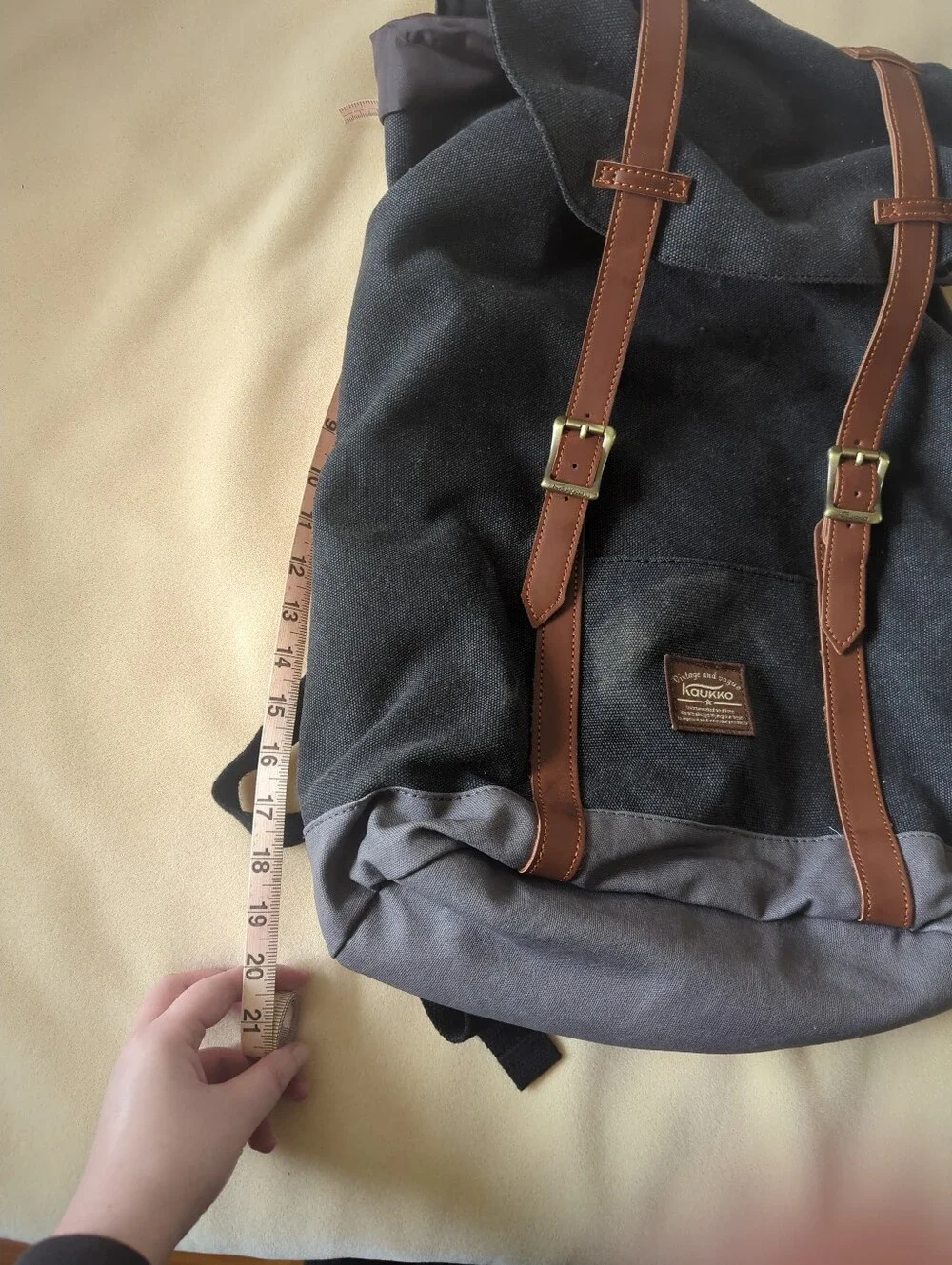 Kaukko canvas backpack